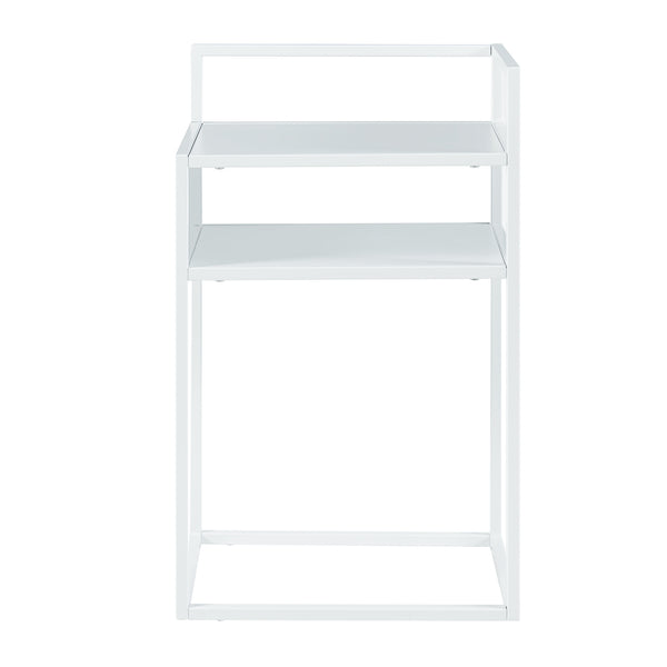 [en.casa] Bijzettafel Riihimäki met plank 65x40x30 cm - 2 varianten