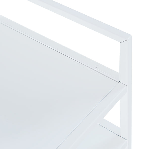 [en.casa] Bijzettafel Riihimäki met plank 65x40x30 cm - 2 varianten