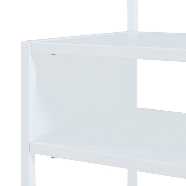 [en.casa] Bijzettafel Riihimäki met plank 65x40x30 cm - 2 varianten