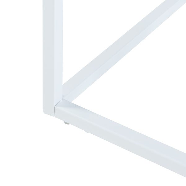 [en.casa] Bijzettafel Riihimäki met plank 65x40x30 cm - 2 varianten