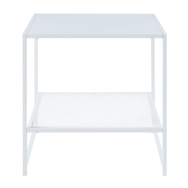 [en.casa] Bijzettafel Ruokolahti met plank 51x51x51 cm - 2 varianten