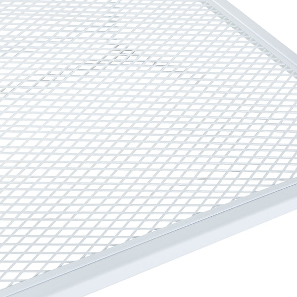 [en.casa] Bijzettafel Ruokolahti met plank 51x51x51 cm - 2 varianten