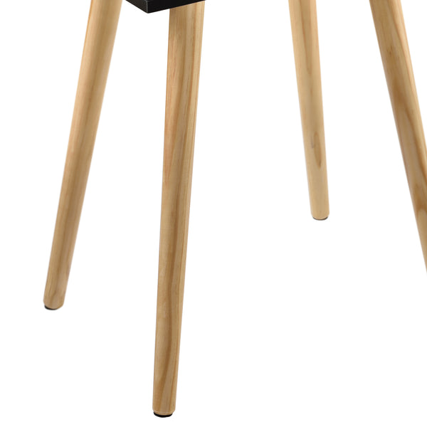 Bijzettafel met lade nachtkastje 60x40x29,5 cm - 3 varianten
