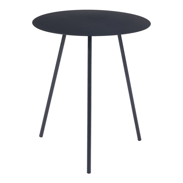 [en.casa] Bijzettafel Sula metaal rond zwart - 2 varianten