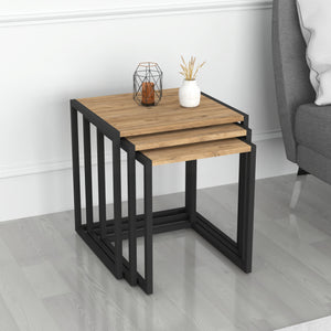 [en.casa] Bijzettafel set van 3 Sunnfjord - 3 varianten