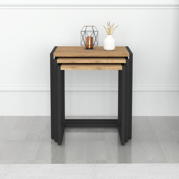 [en.casa] Bijzettafel set van 3 Sunnfjord - 3 varianten