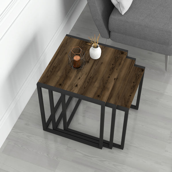 [en.casa] Bijzettafel set van 3 Sunnfjord - 3 varianten