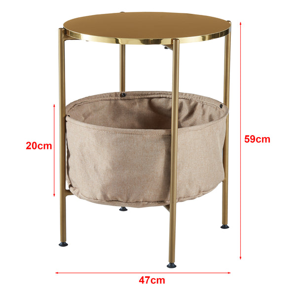 [en.casa] Bijzettafel Suonenjoki 59x47cm - 5 varianten