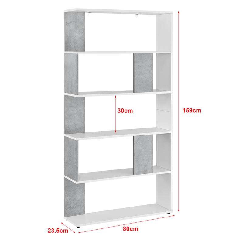 Maatschets Boekenkast schap Aneby 159x80x23,5 cm - 3 varianten