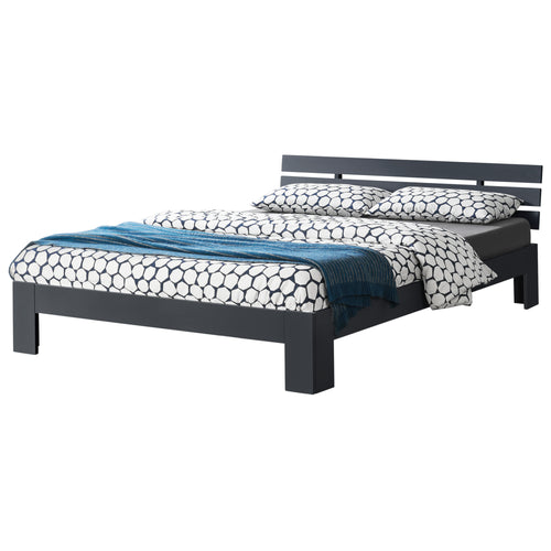 [en.casa] Massief vurenhout bedframe - verschillende maten en kleuren