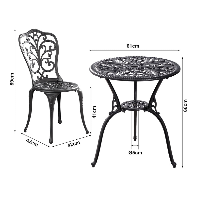 Maatschets Bistroset Lupsam tuinset 3-delig casa.pro