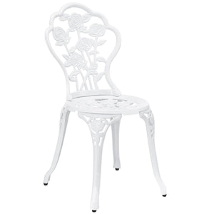 Bistroset balkonset gietijzer tuintafel met twee tuinstoelen - 3 varianten