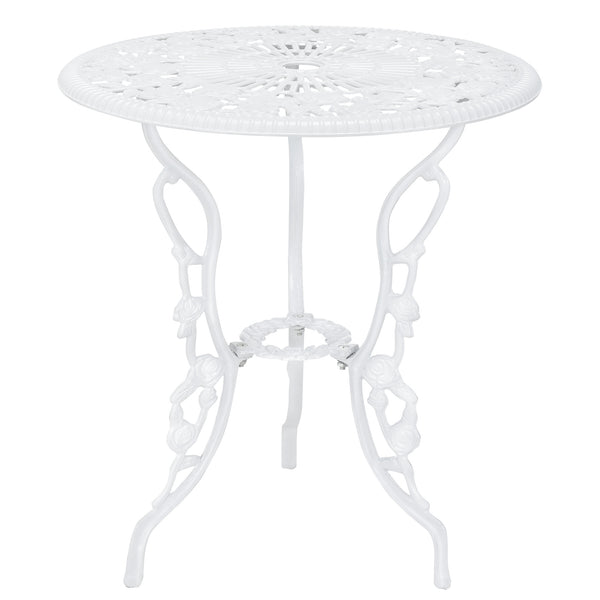 Bistroset balkonset gietijzer tuintafel met twee tuinstoelen - 3 varianten