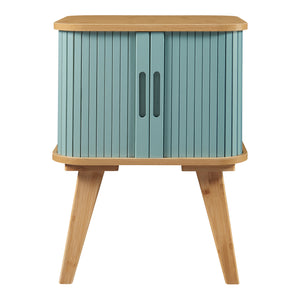 Bijzettafel Tysvær bamboe 59x45x45 cm [en.casa]