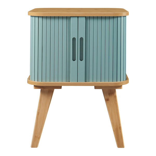Bijzettafel Tysvær bamboe 59x45x45 cm [en.casa]