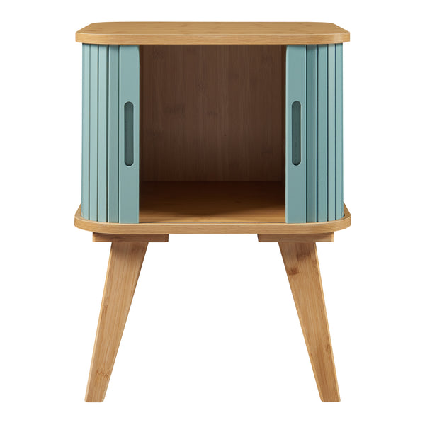 Bijzettafel Tysvær bamboe 59x45x45 cm [en.casa]