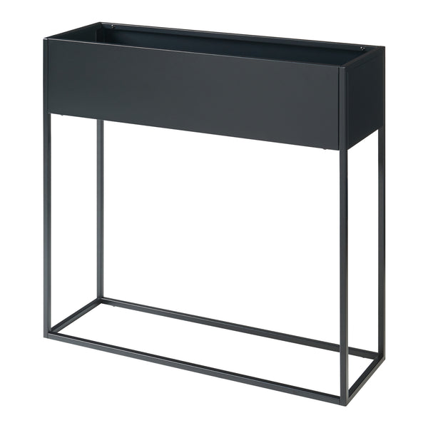 Plantenstandaard Joensuu 80x80x25 cm zwart [en.casa]