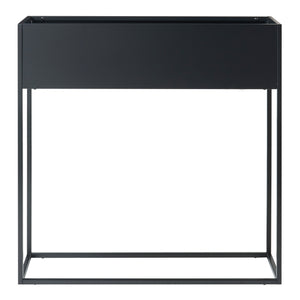 Plantenstandaard Joensuu 80x80x25 cm zwart [en.casa]