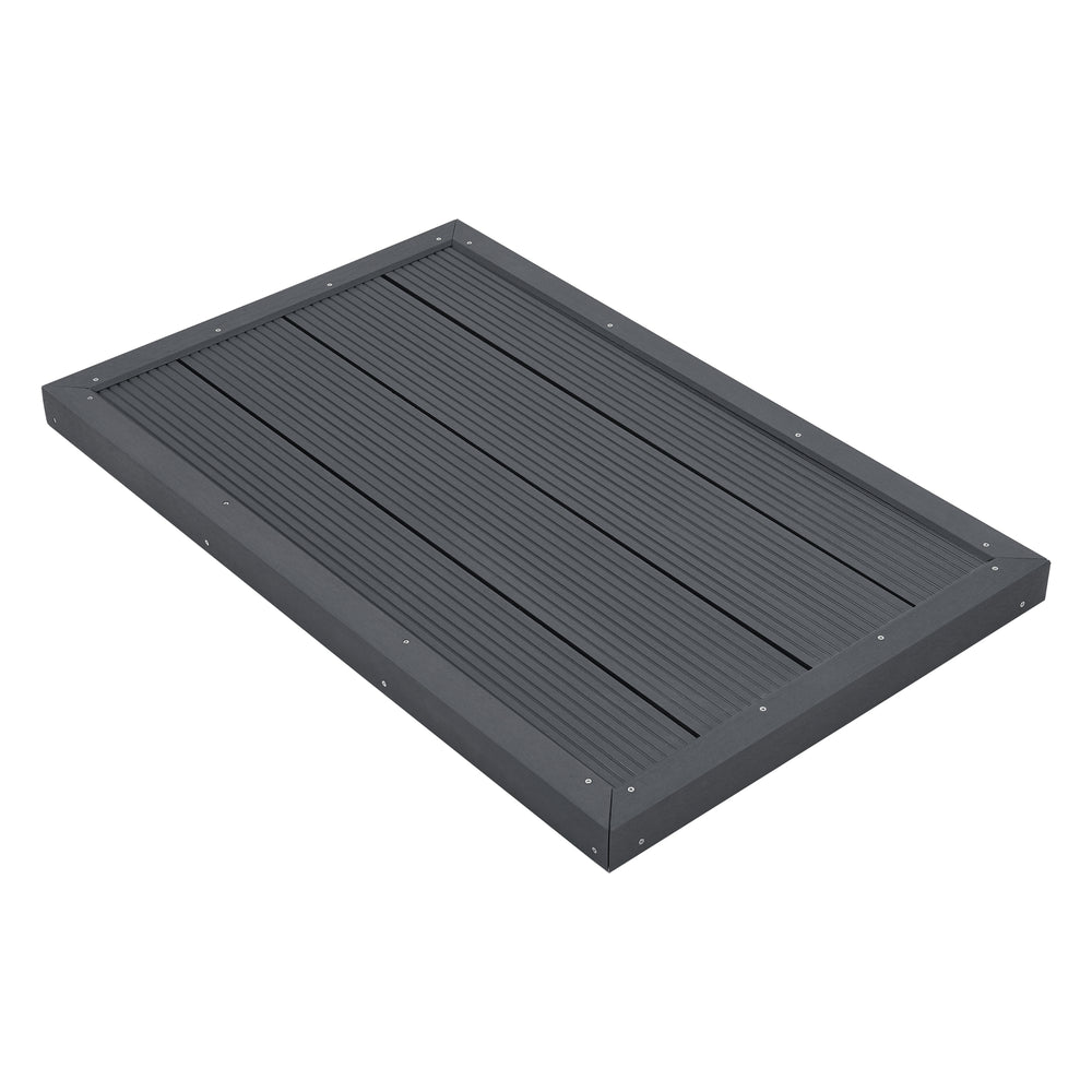 WPC bodemplaat Nürtingen voor solardouche 101x63x5,5cm [en.casa] - premiumXL