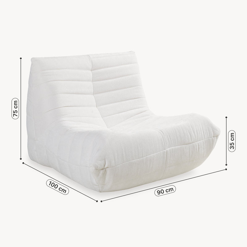 Maatschets Relaxstoel Kodsø 75x90x100 cm [en.casa]