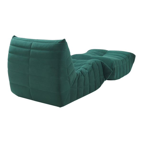 Relaxstoel Kodsø lounge fauteuil met voetenbank [en.casa]