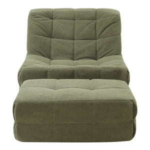 Fauteuil met voetenbank Koskyvn [en.casa]