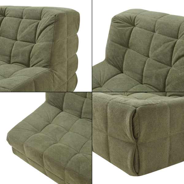Fauteuil met voetenbank Koskyvn [en.casa]