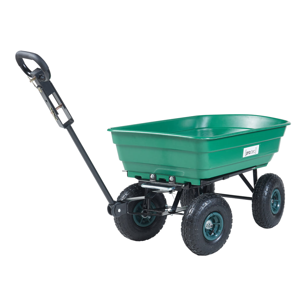 Bolderkar Corfinio 111x51x50 cm groen en zwart pro.tec