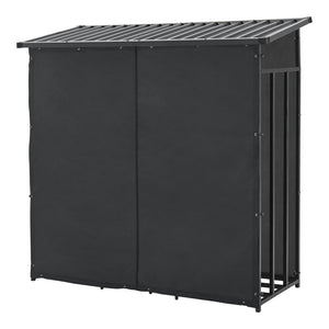 Brandhoutrek Yakutat Zwart in verschillende maten [casa.pro]