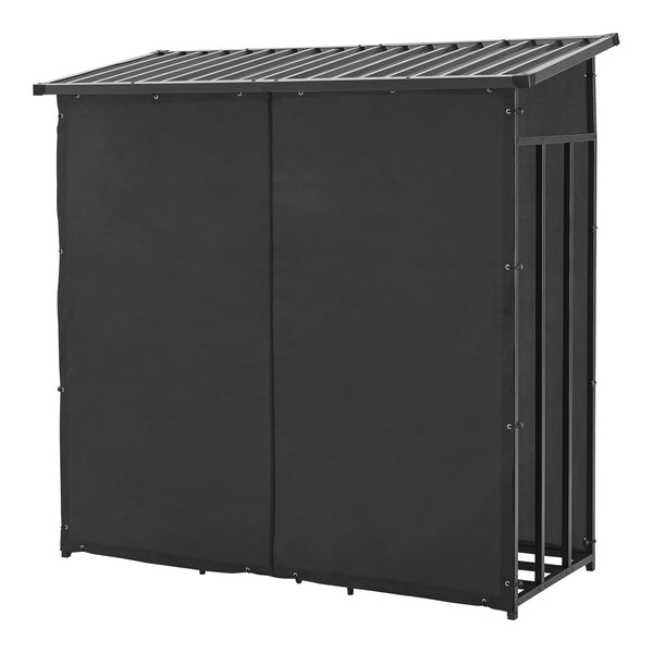 Brandhoutrek Yakutat Zwart in verschillende maten [casa.pro]