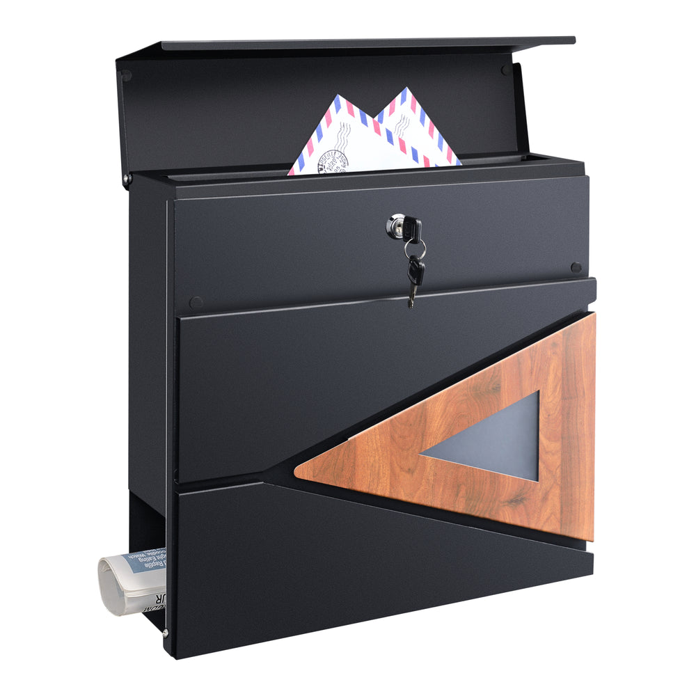 Briefkasten Schönburg 37x37x11cm staal in verschillende kleuren [en.casa] - premiumXL