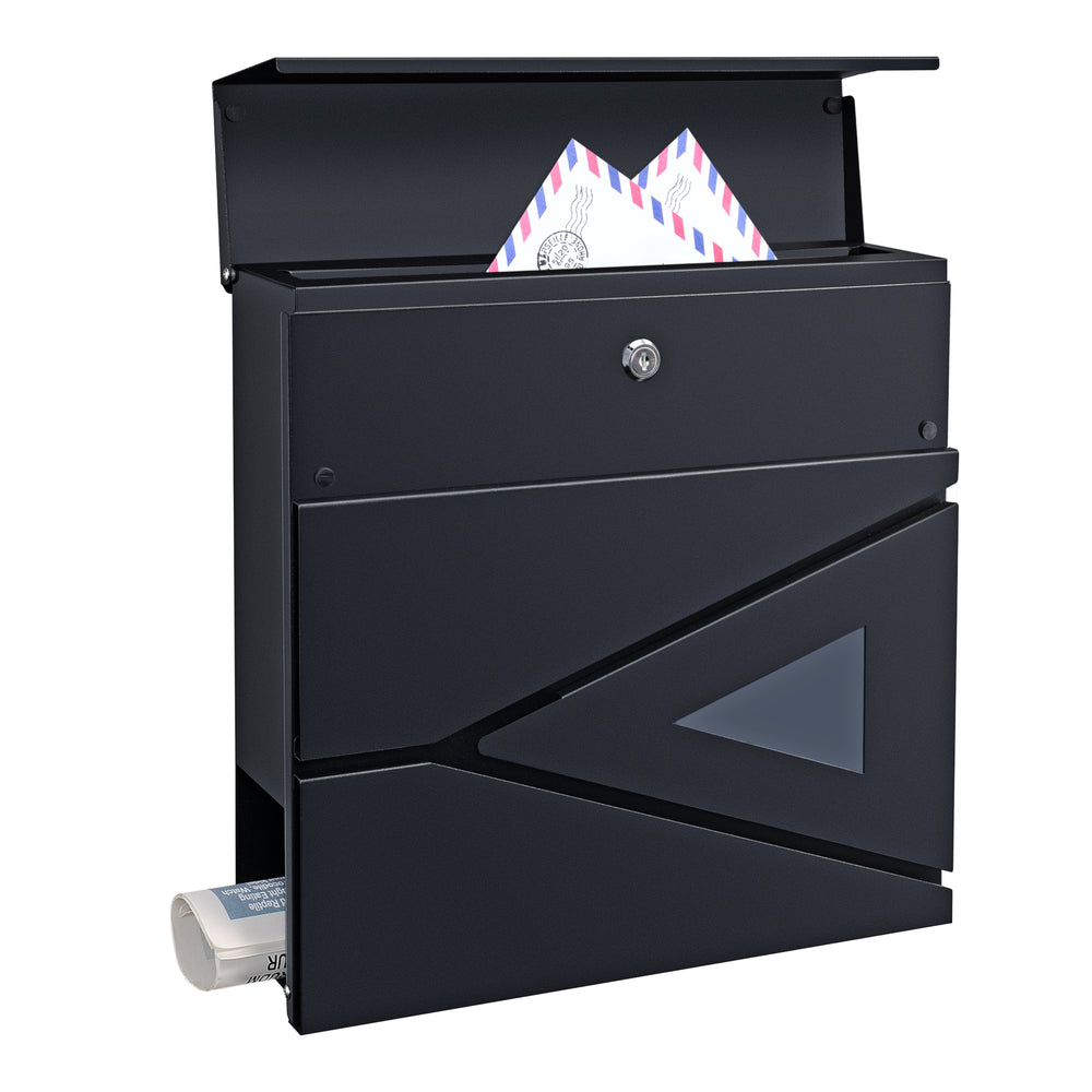Briefkasten Schönburg 37x37x11cm staal in verschillende kleuren [en.casa] - premiumXL