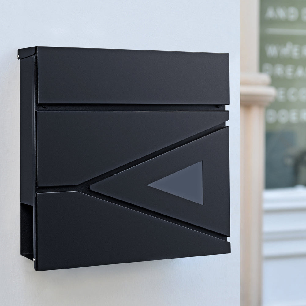 Briefkasten Schönburg 37x37x11cm staal in verschillende kleuren [en.casa] - premiumXL