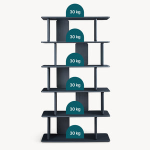 Boekenkast Gäljami 180x100x35 cm [en.casa]