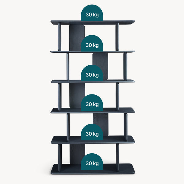 Boekenkast Gäljami 180x100x35 cm [en.casa]