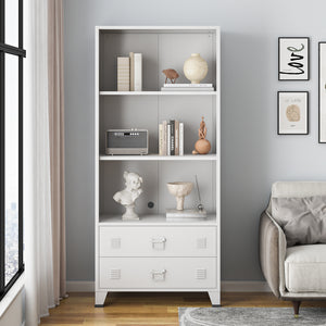 [en.casa] Boekenkast Hammarland 180x80x40 cm - 2 varianten