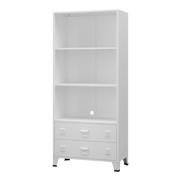 [en.casa] Boekenkast Hammarland 180x80x40 cm - 2 varianten