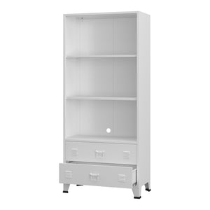 [en.casa] Boekenkast Hammarland 180x80x40 cm - 2 varianten