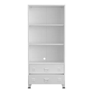 [en.casa] Boekenkast Hammarland 180x80x40 cm - 2 varianten
