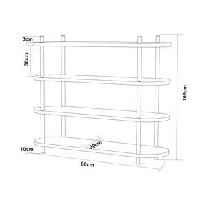 Boekenkast Øvre open kast [en.casa]