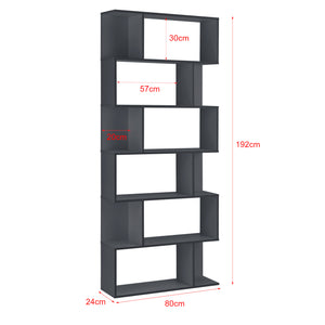 Boekenkast schap Oxford 192x80x24 cm - verschillende kleuren