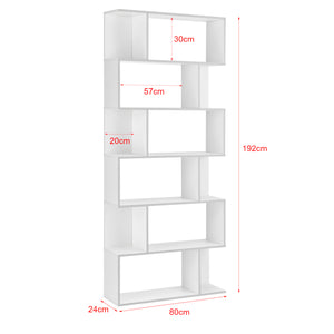 Boekenkast schap Oxford 192x80x24 cm - verschillende kleuren