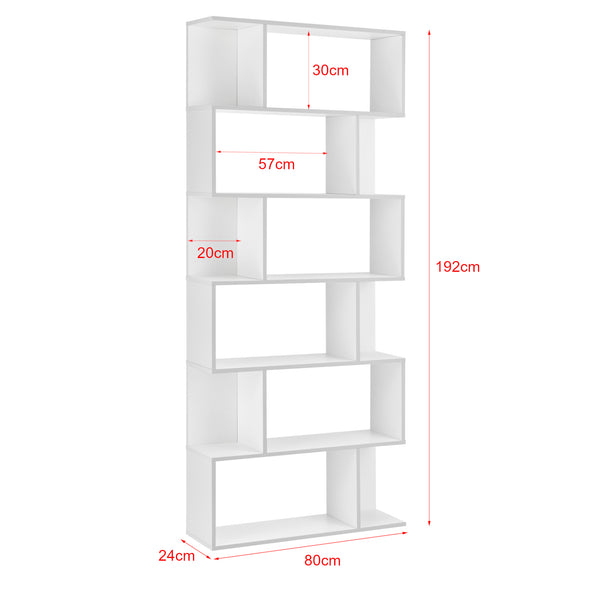Boekenkast schap Oxford 192x80x24 cm - verschillende kleuren