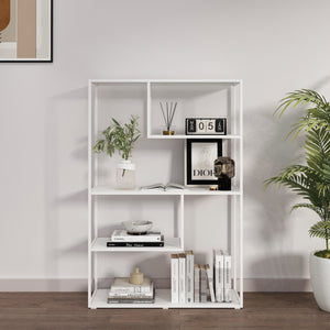 Boekenkast Sievi schap 126x85x35 cm [en.casa]