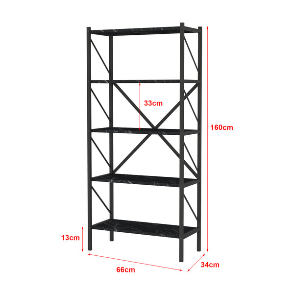 [en.casa] Boekenkast schap Vanylven - 5 varianten