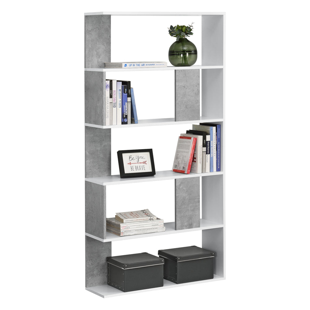 Boekenkast Aneby 159x80x24cm met 5 legplanken div. kleuren [en.casa] - premiumXL