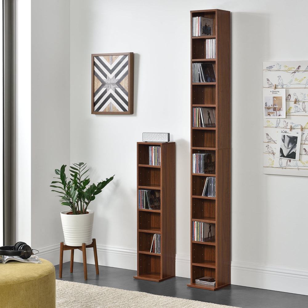 CD rek Tynset 175x20x20 cm met 12 vakken [en.casa] - premiumXL