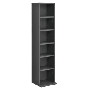 CD DVD kast vakkenkast met 6 planken 90x20x20 cm - verschillende kleuren