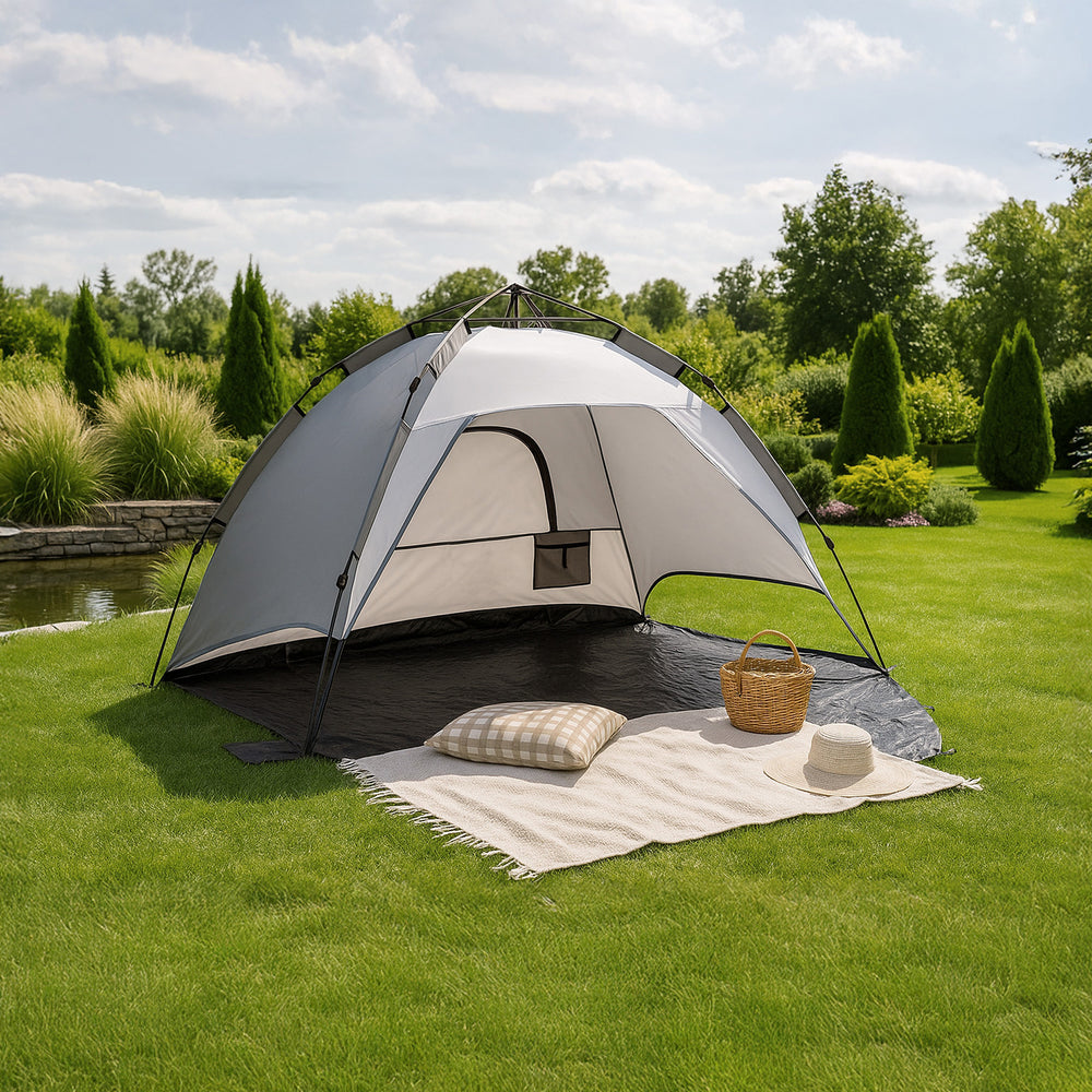 [pro.tec] Strandtent Mullsjö pop-up 215x135x140 cm - 3 varianten