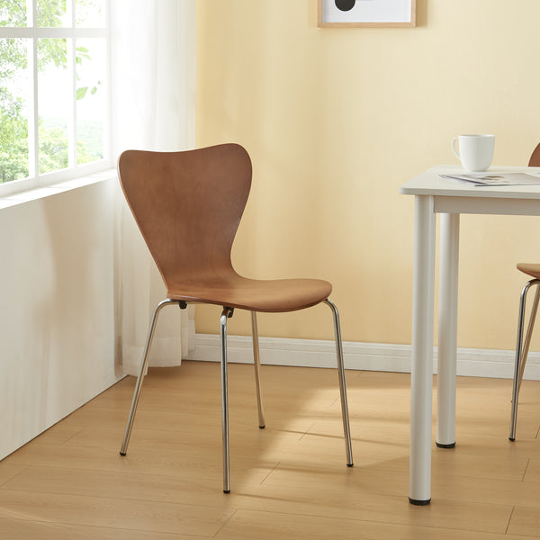 Eetkamerstoel Essunga 80x48x45,5 cm set van 4 [en.casa]